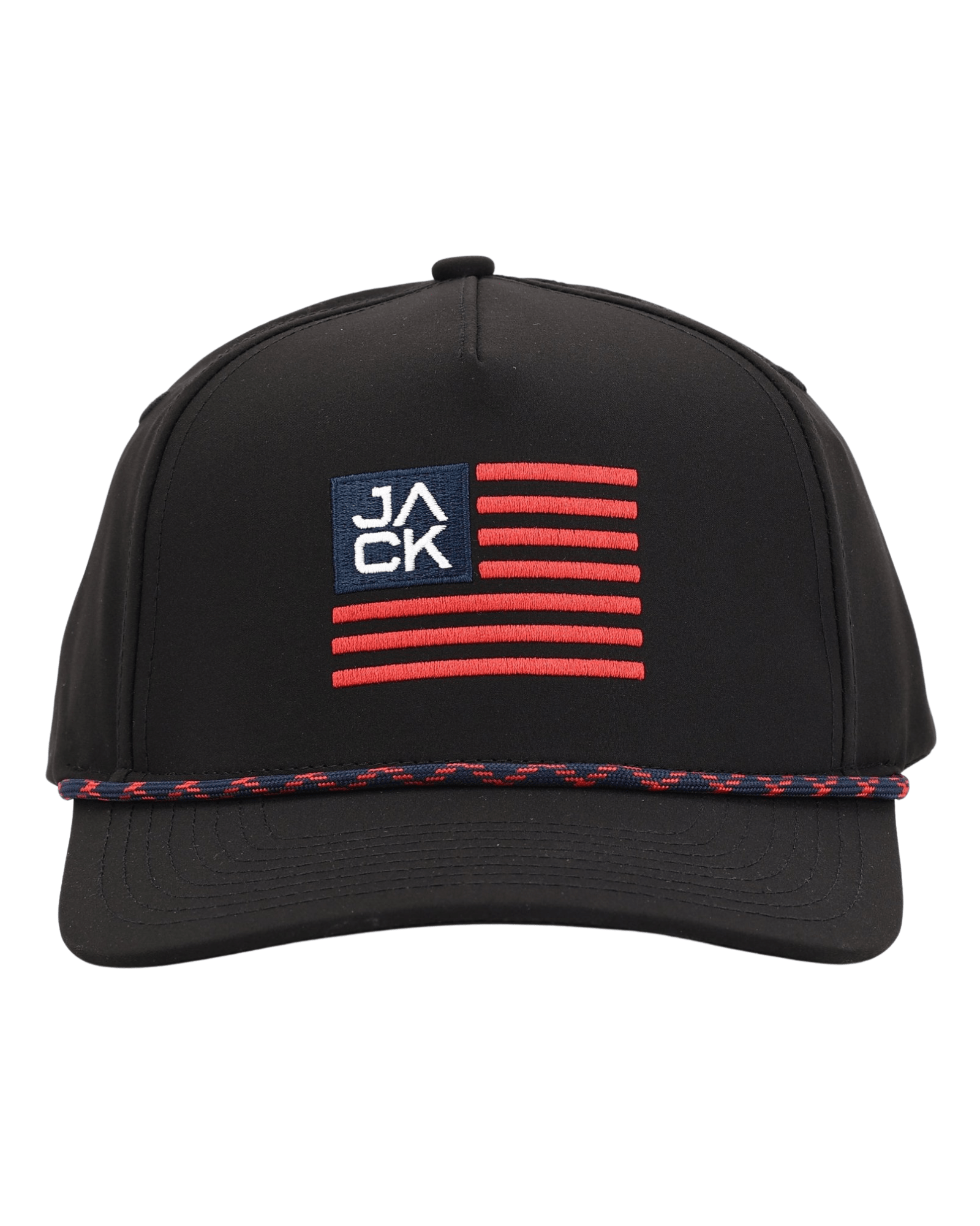 Jack Flag Black Hat | Jack Golf Apparel