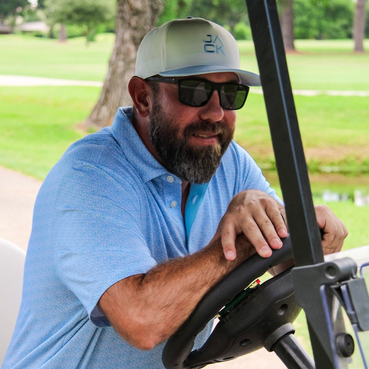Sky Blue Jack Hat | Jack Golf Apparel