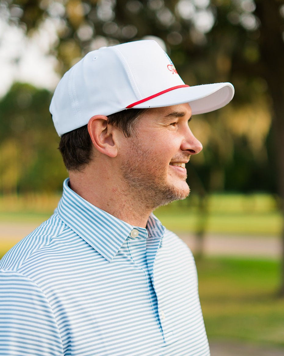 Texas Bluebonnet Rope Hat "Red" | Jack Golf Apparel