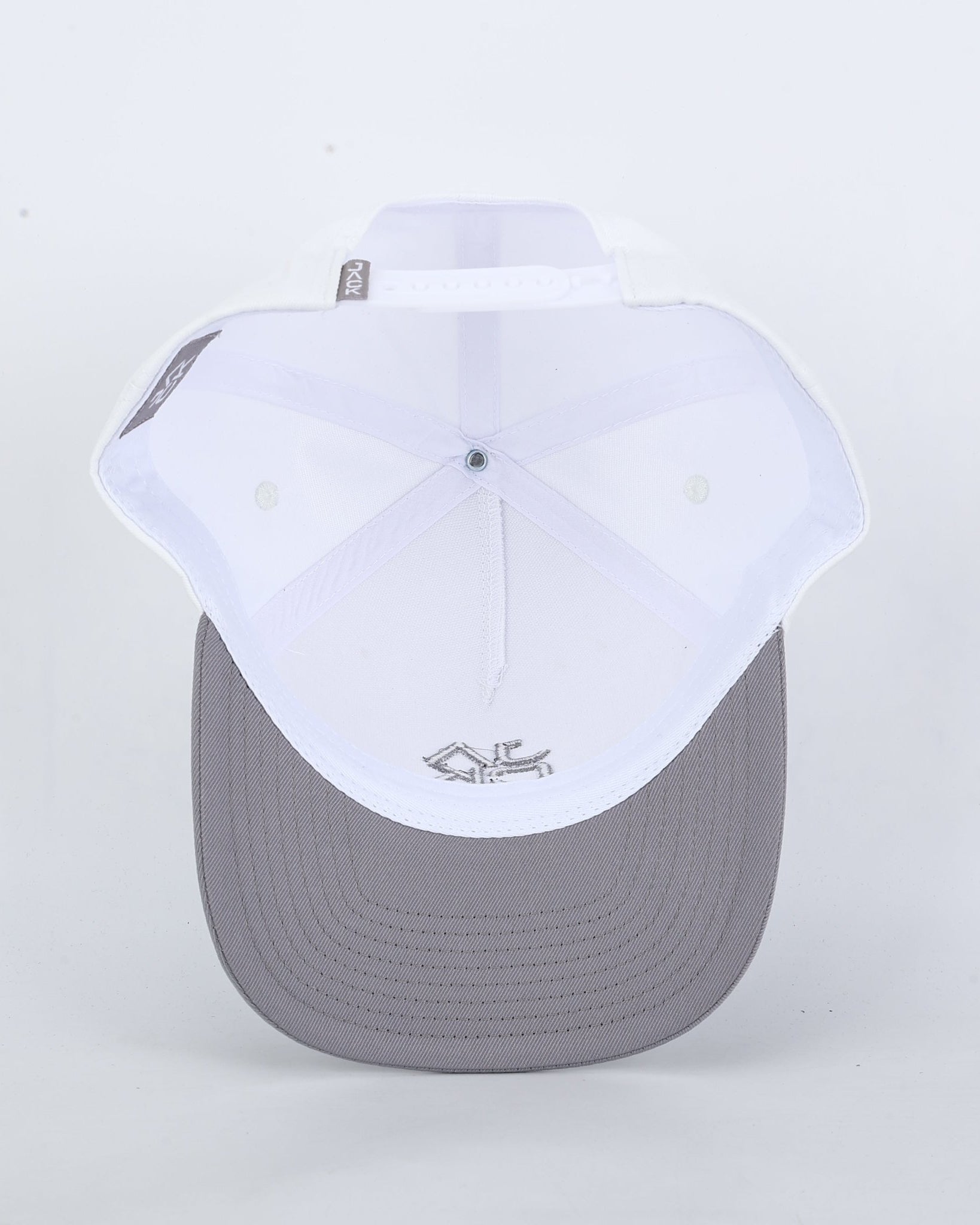 Gray & White Jack Hat | Jack Golf Apparel