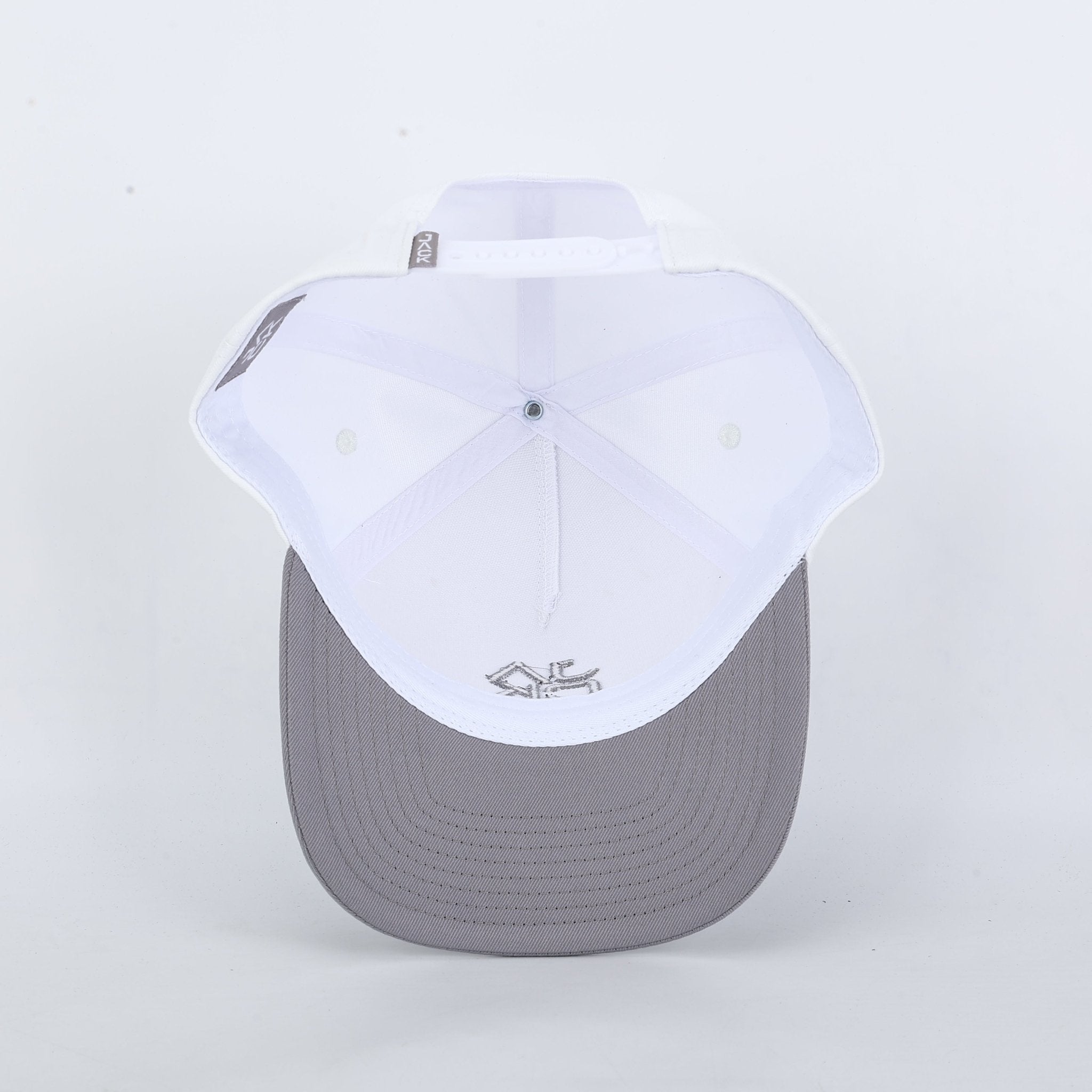 Gray & White Jack Hat | Jack Golf Apparel