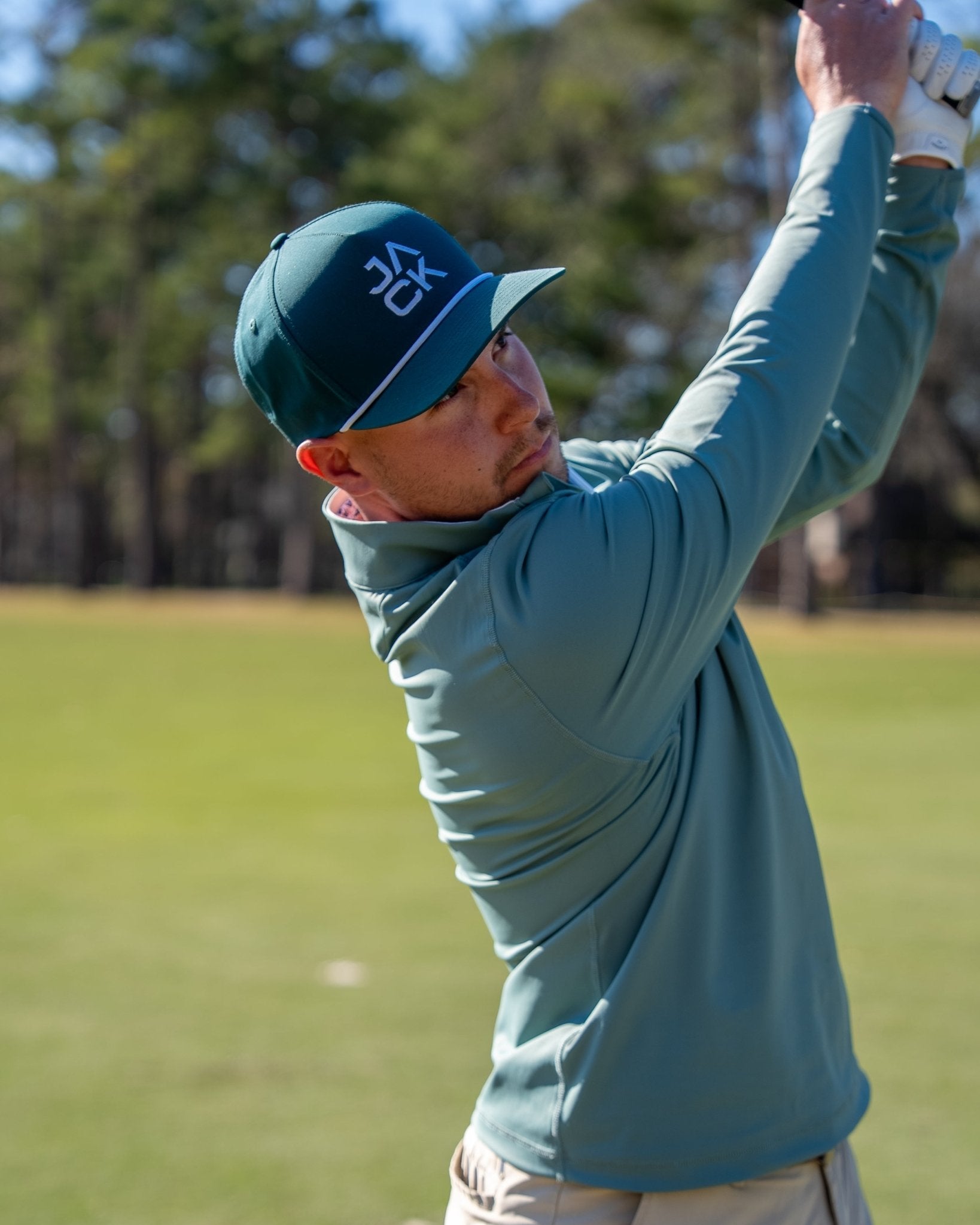 Tundra Green Golf Quarter Zip | Jack Golf Apparel