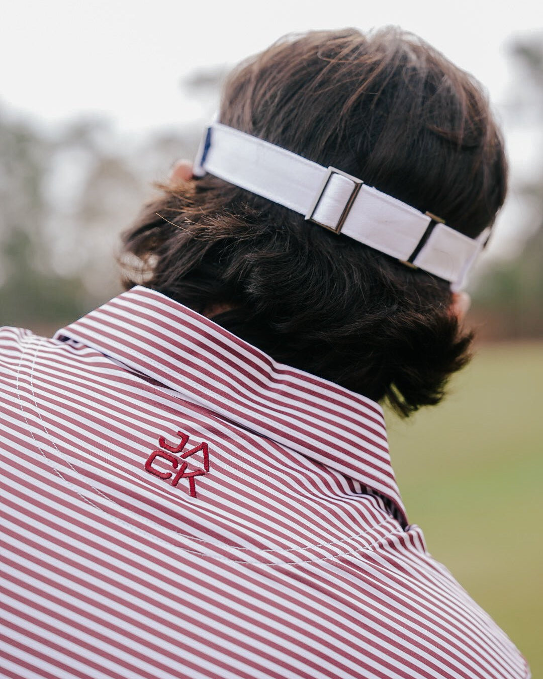 Maroon Stripes | Jack Golf Apparel
