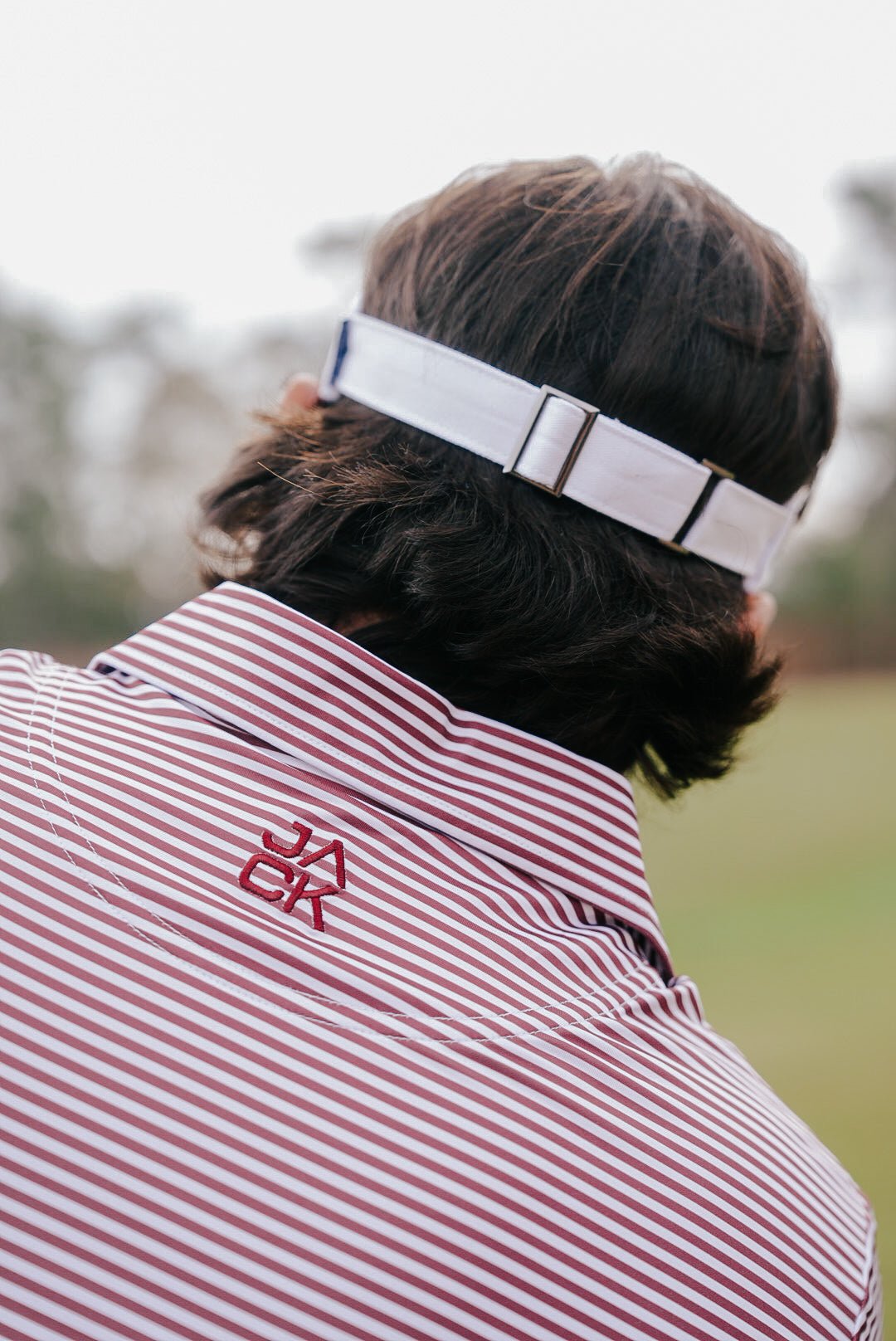 Maroon Stripes | Jack Golf Apparel