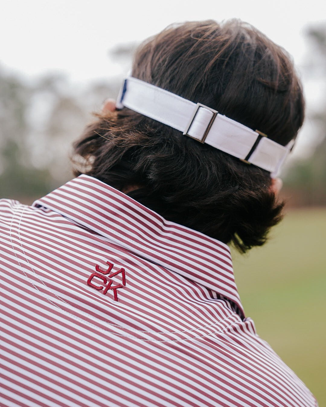 Maroon Stripes | Jack Golf Apparel