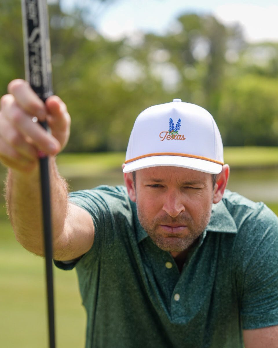 Texas Bluebonnet Burnt Orange Rope Hat | Jack Golf Apparel