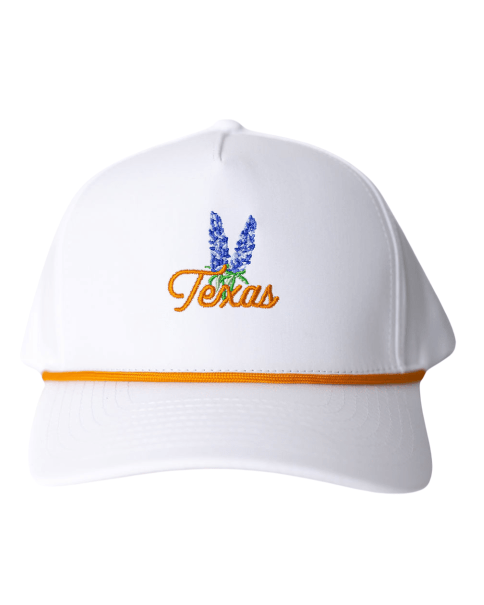 Texas Bluebonnet Rope Hat "Orange" | Jack Golf Apparel
