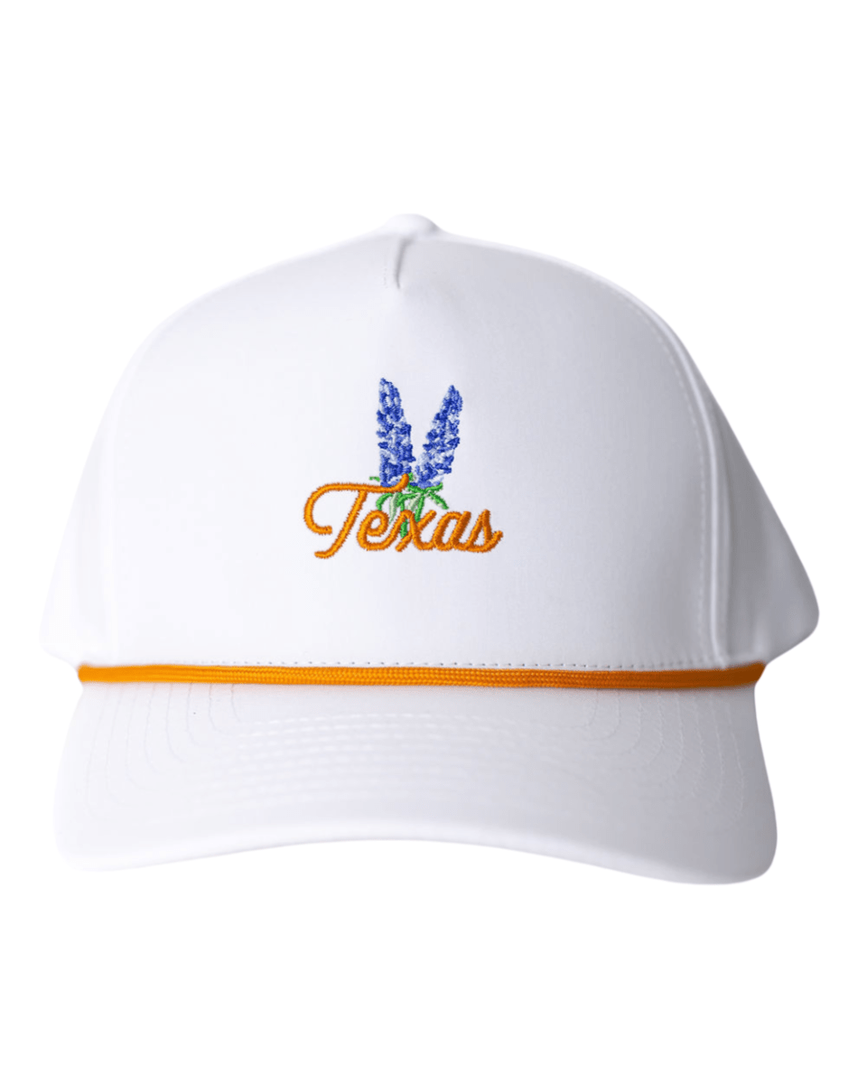 Texas Bluebonnet Rope Hat "Orange" | Jack Golf Apparel