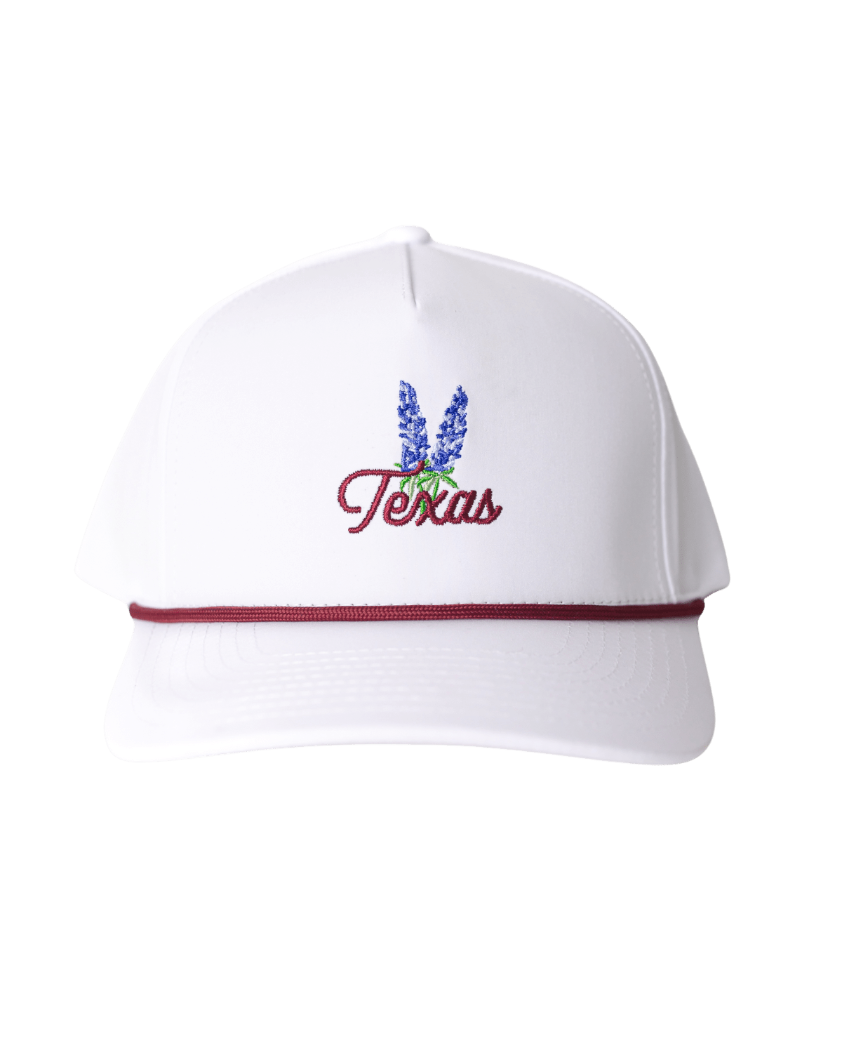 Texas Bluebonnet Rope Hat "Maroon" | Jack Golf Apparel