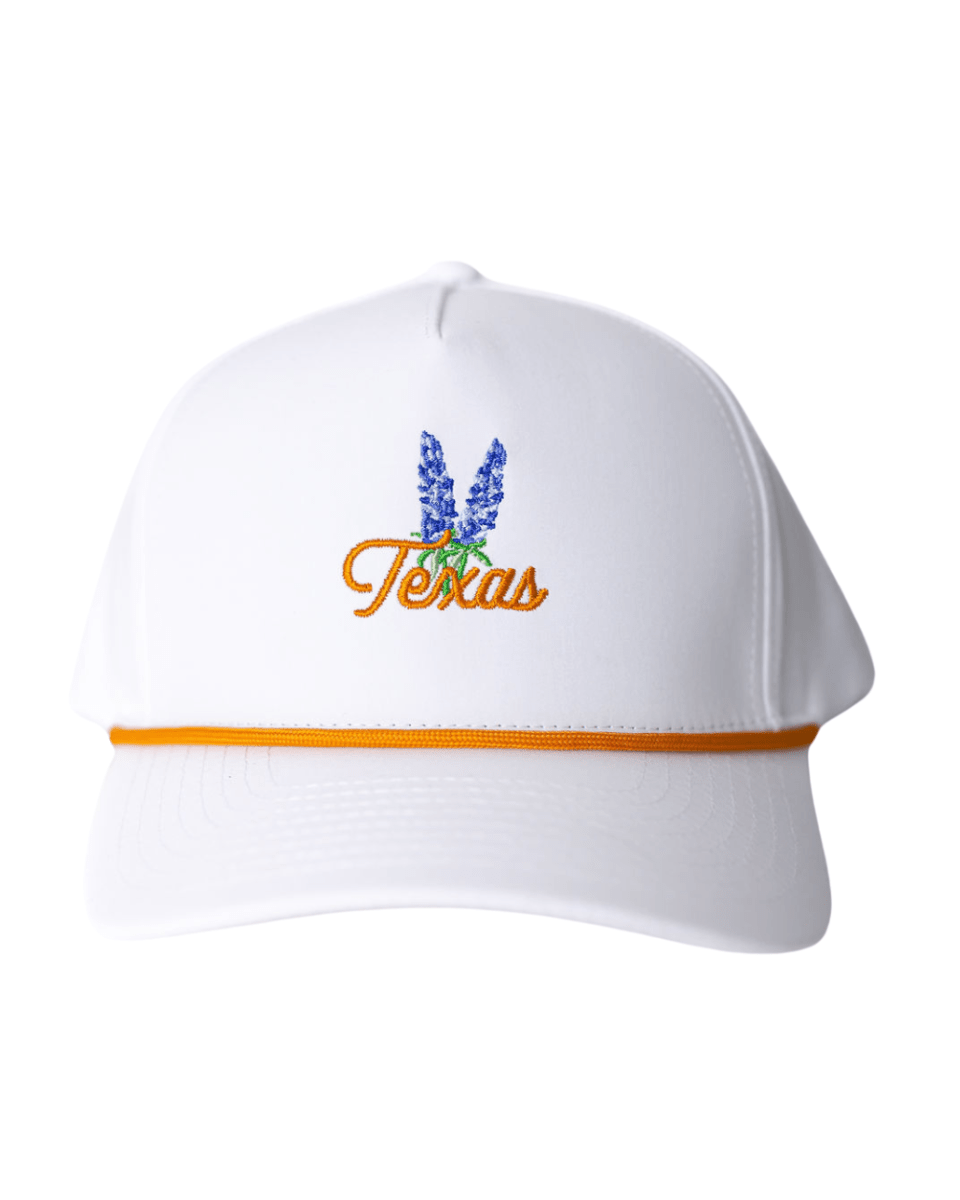 Texas Bluebonnet Rope Hat "Orange" | Jack Golf Apparel
