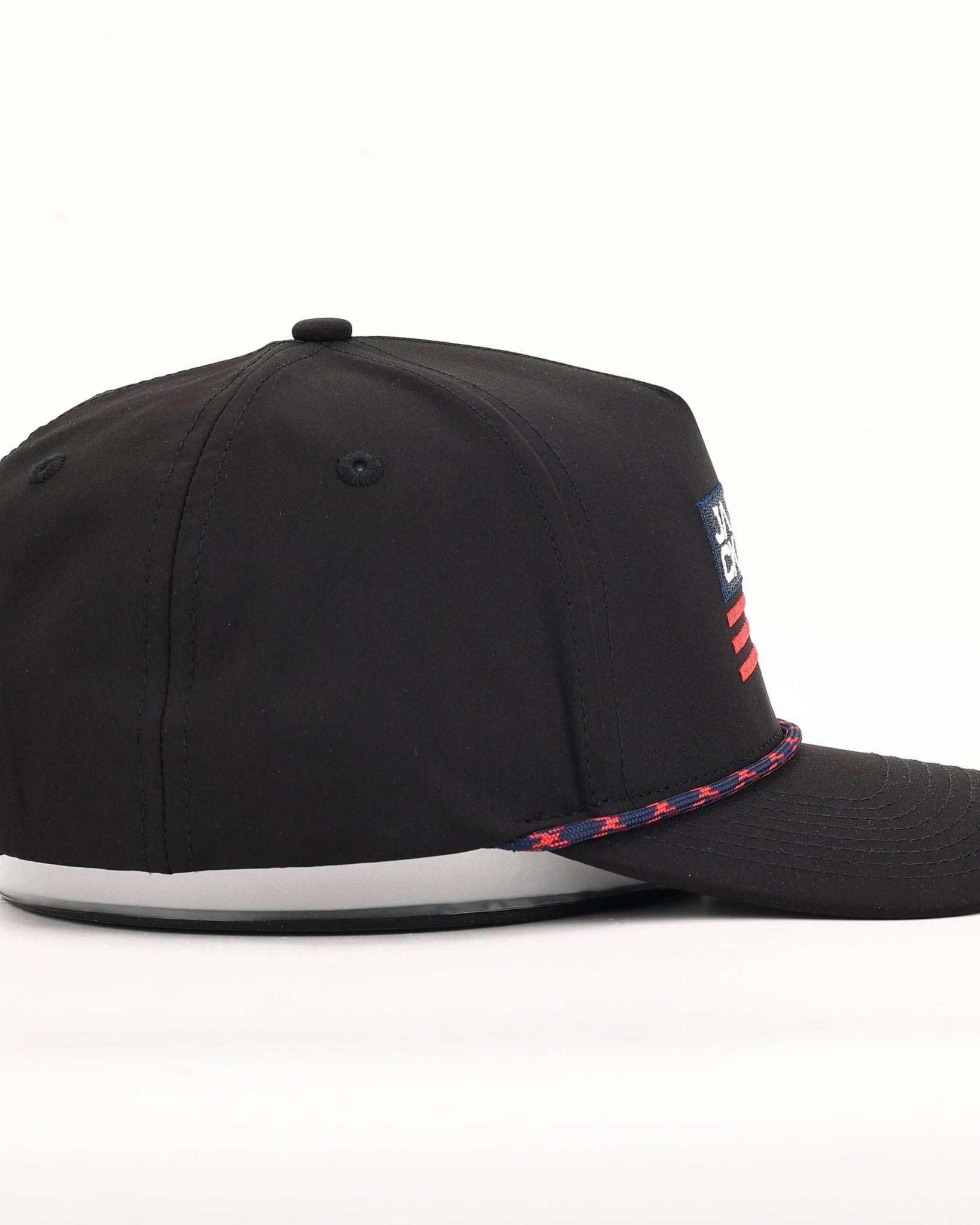 Jack Flag Black & White Hat | Jack Golf Apparel