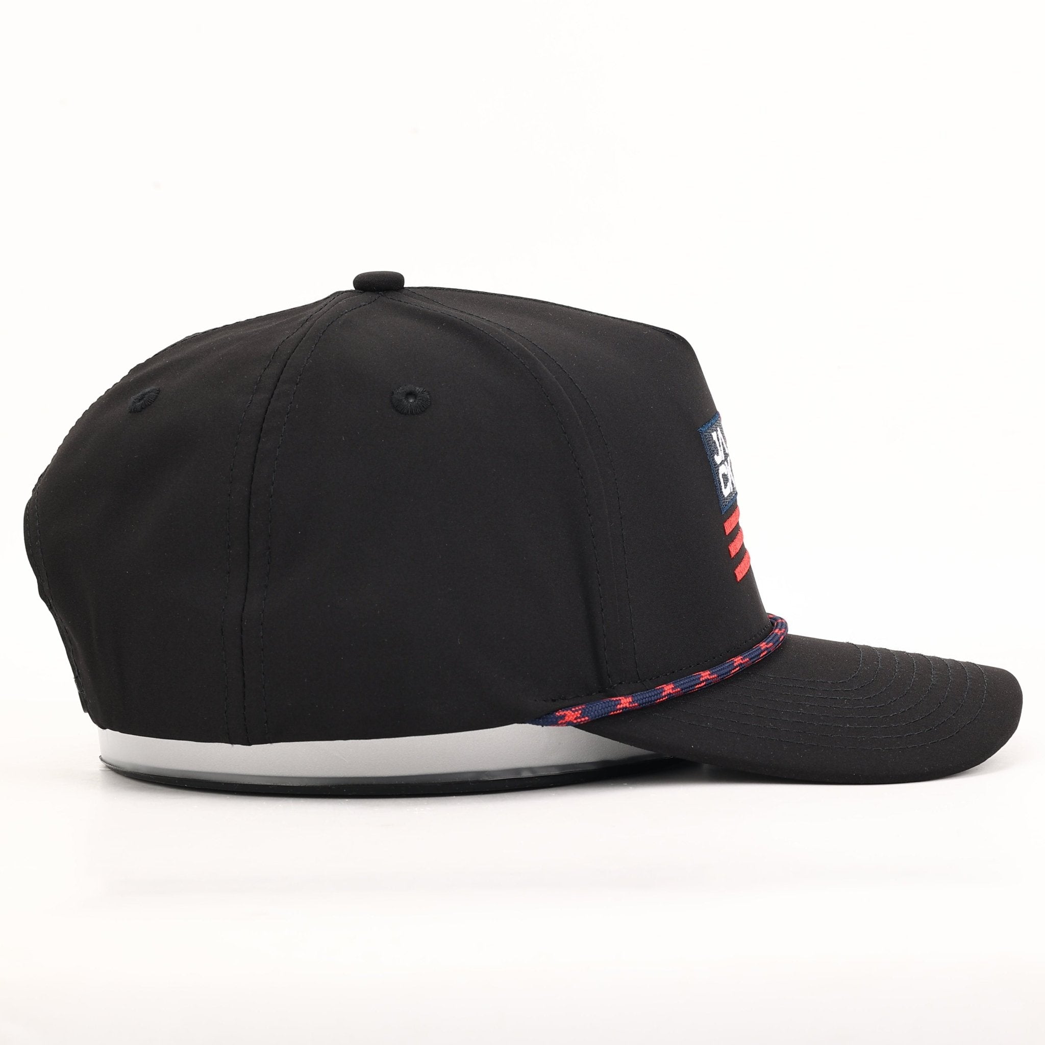 Jack Flag Black & White Hat | Jack Golf Apparel
