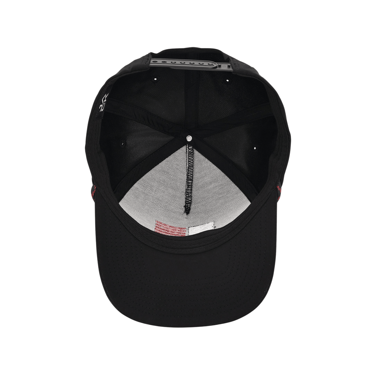 Jack Flag Black Hat, alternate view – Jack Apparel
