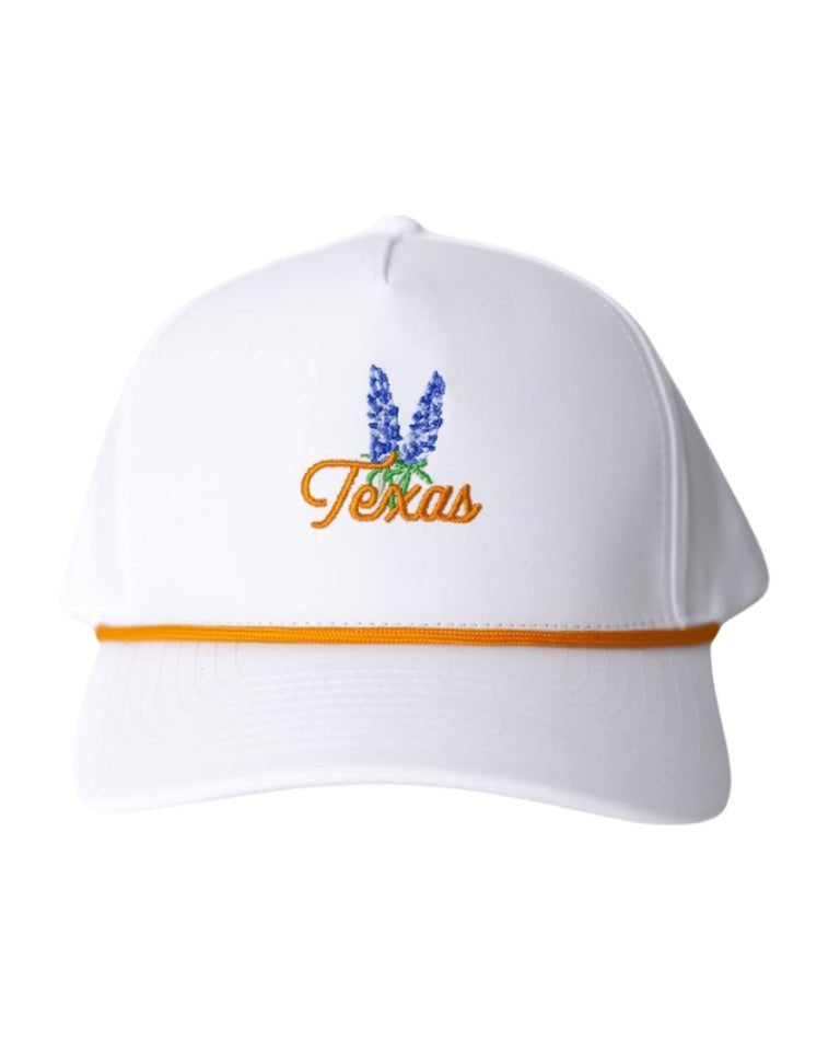 Texas Bluebonnet Burnt Orange Rope Hat | Jack Golf Apparel