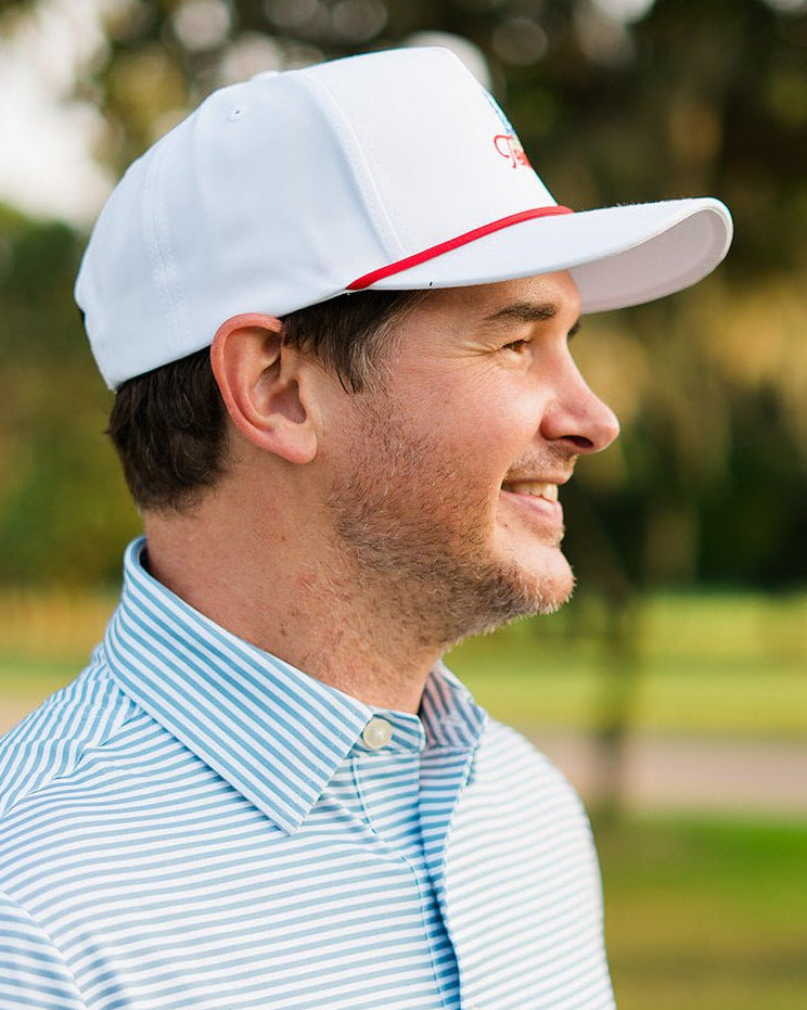 Texas Bluebonnet Red Rope Hat, alternate view – Jack Apparel