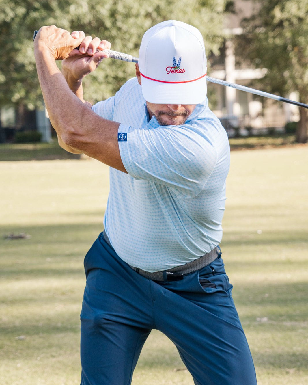 Texas Bluebonnet Rope Hat "Red" | Jack Golf Apparel