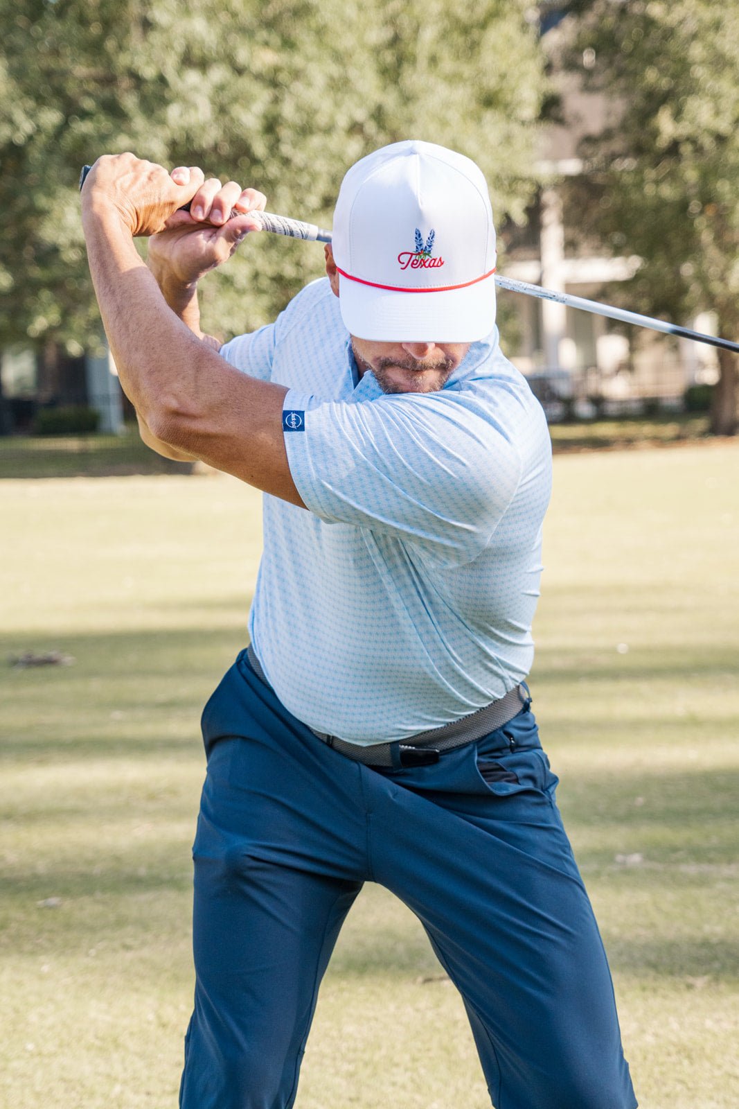 Texas Bluebonnet Rope Hat "Red" | Jack Golf Apparel