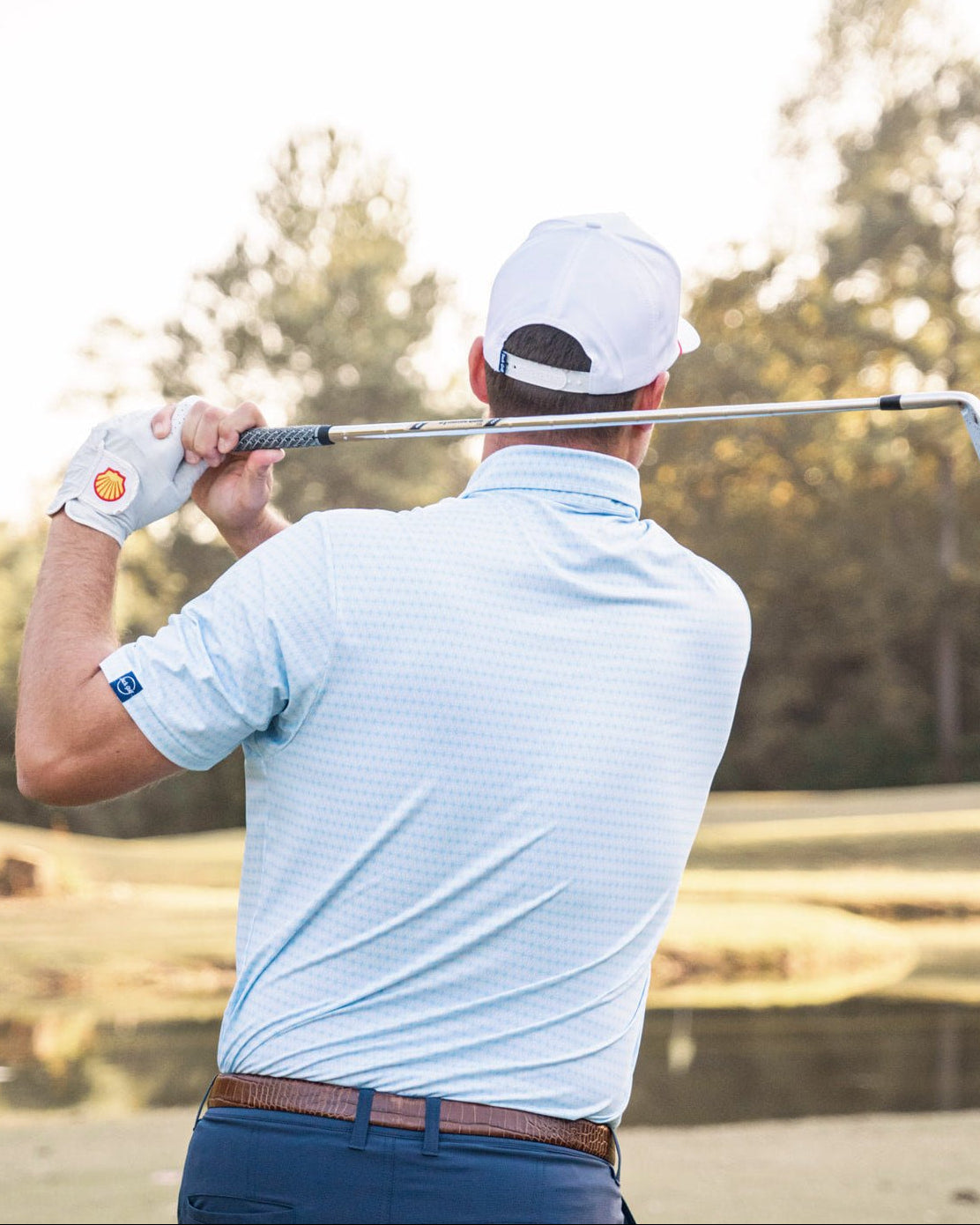 Jack Golf "Diamond Derrick" Light Blue | Jack Golf Apparel