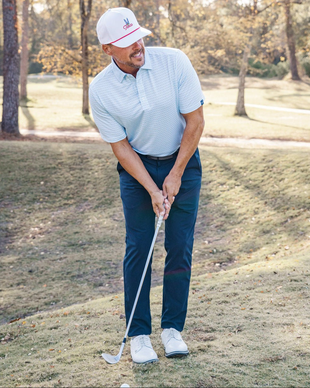 Jack Golf "Diamond Derrick" Light Blue | Jack Golf Apparel