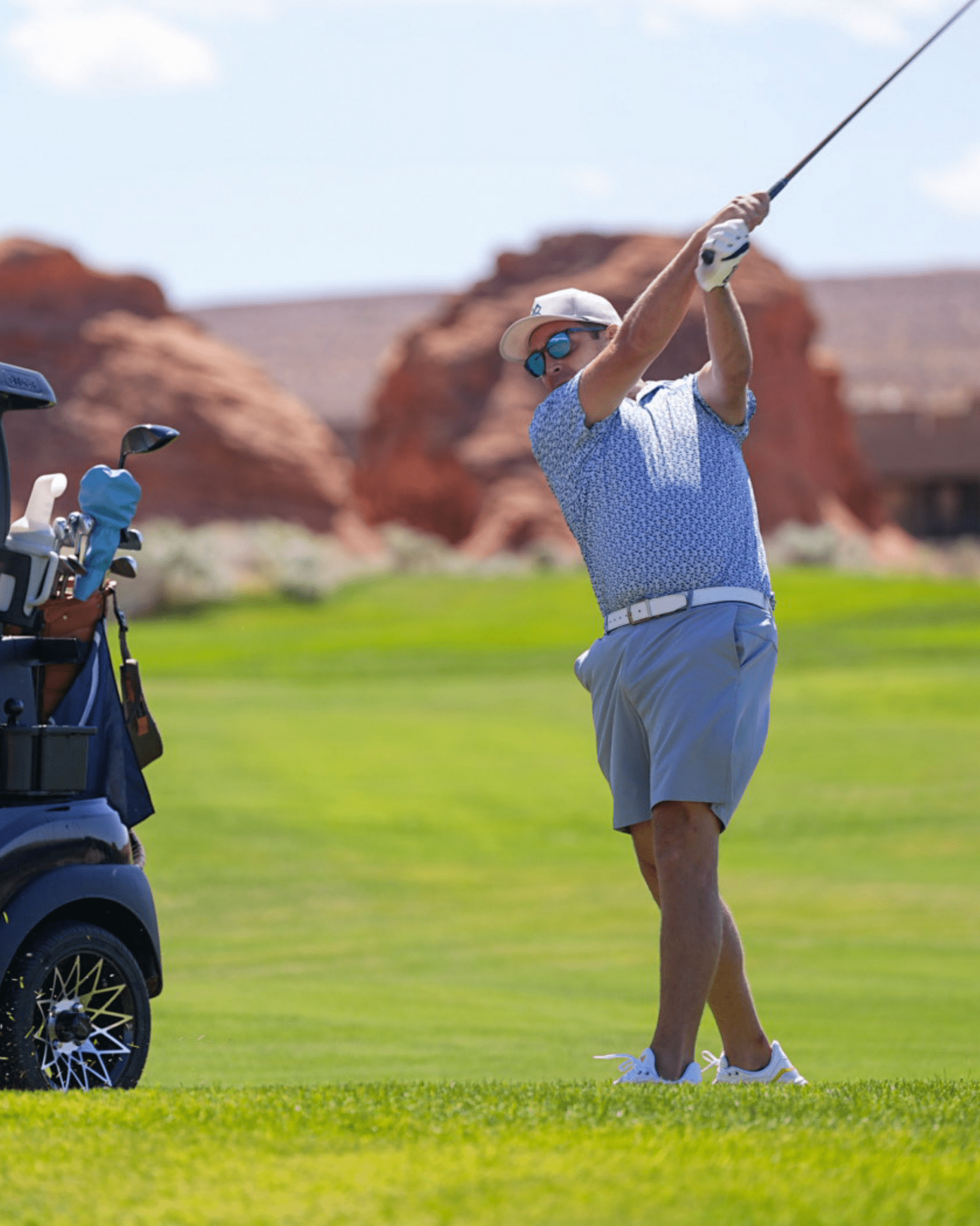 Boom Town Light Blue | Jack Golf Apparel