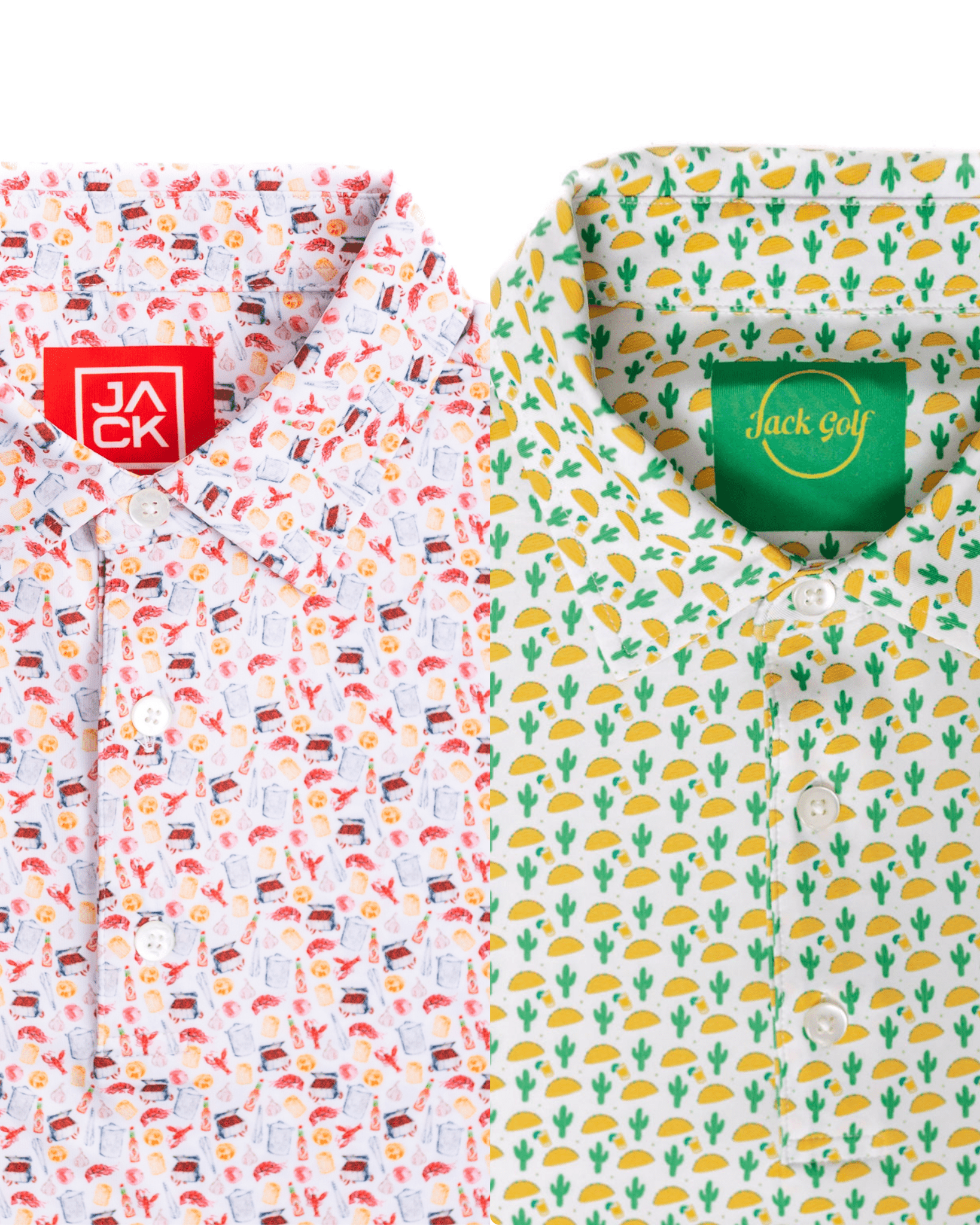 CrawDad + Taco Tuesday Golf Polo Bundle | Jack Golf Apparel