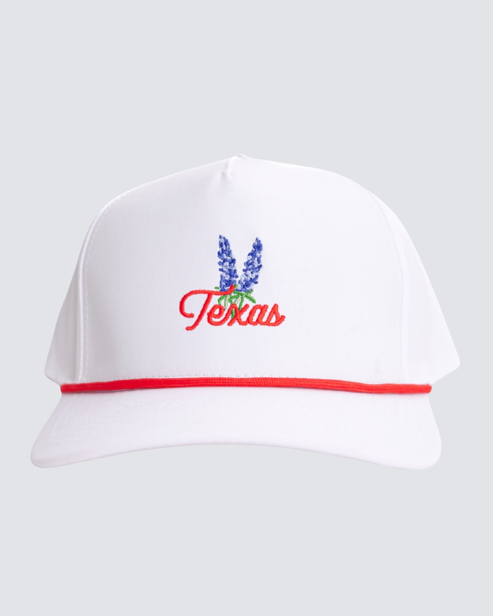 Texas Bluebonnet Red Rope Hat | Jack Golf Apparel