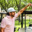 Gray & White Jack Hat | Jack Golf Apparel