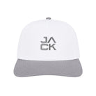 Gray & White Jack Hat | Jack Golf Apparel