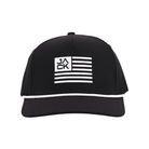 Jack Flag Black & White Hat | Jack Golf Apparel