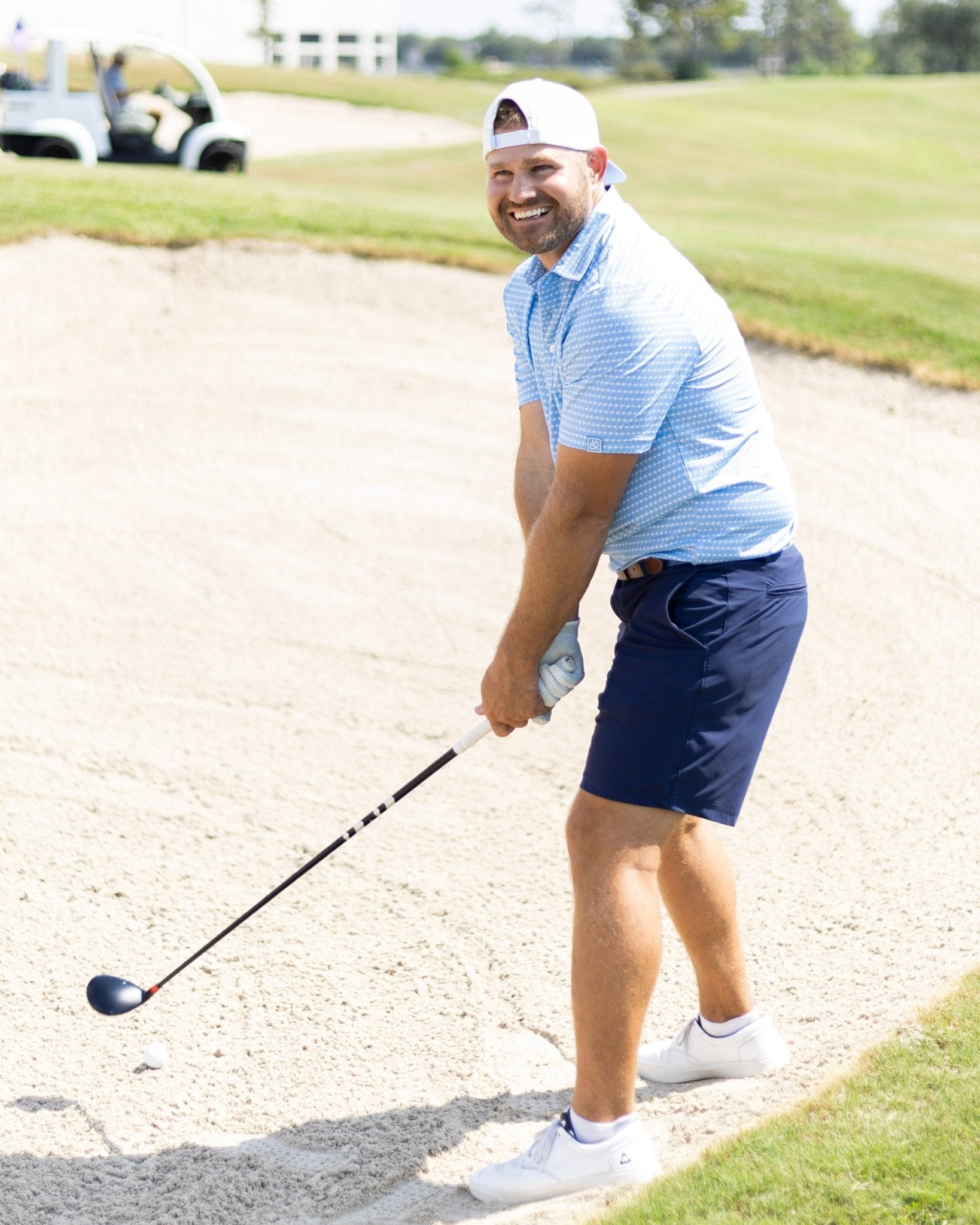 Diamond Derrick - Light Blue | Jack Golf Apparel