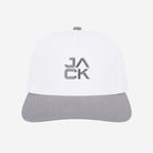 Gray & White Jack Hat | Jack Golf Apparel