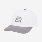 Gray & White Jack Hat | Jack Golf Apparel
