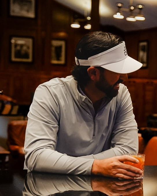 Smoke Gray Golf Quarter Zip | Jack Golf Apparel