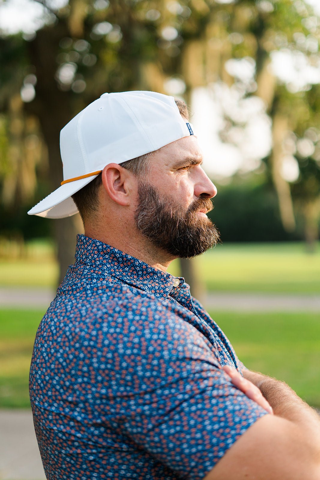 Texas Bluebonnet Rope Hat "Orange" | Jack Golf Apparel