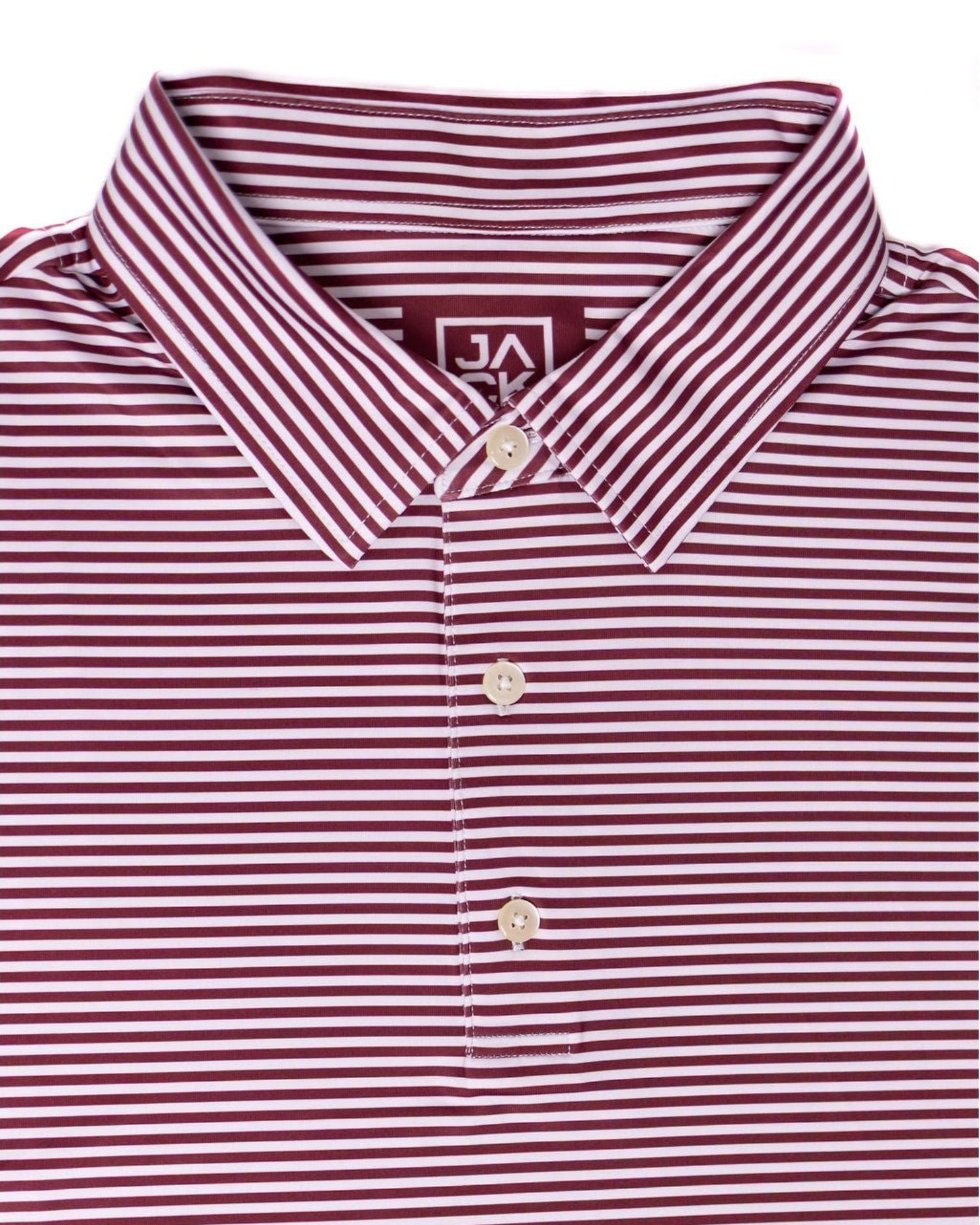 Maroon Stripes | Jack Golf Apparel