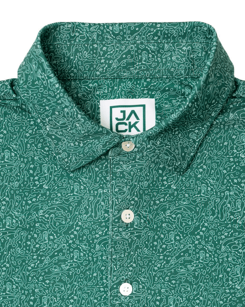 Cowboy Caddie | Men's Golf Polo | Green – Jack Golf Apparel