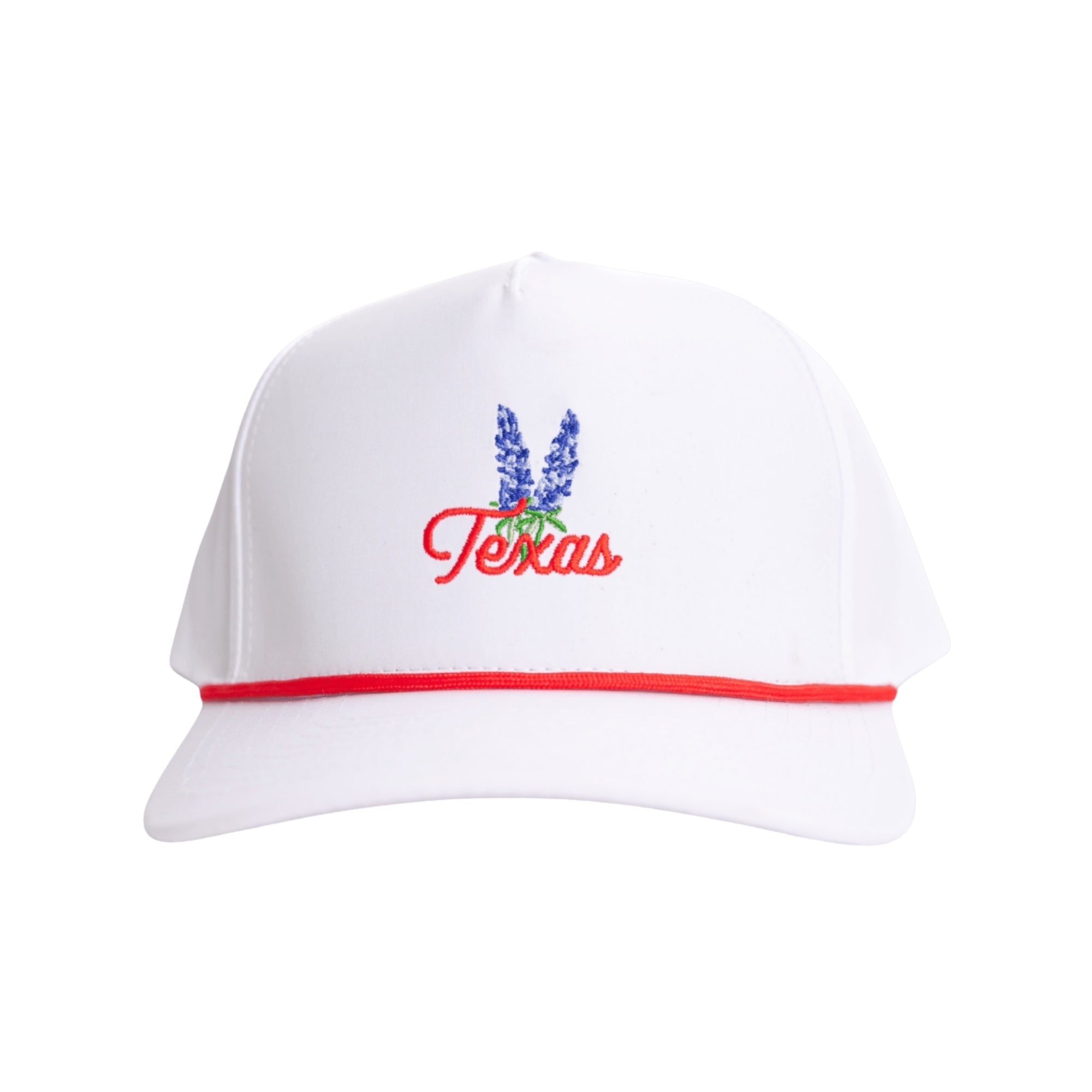 Texas Bluebonnet Red Rope Hat | Jack Golf Apparel