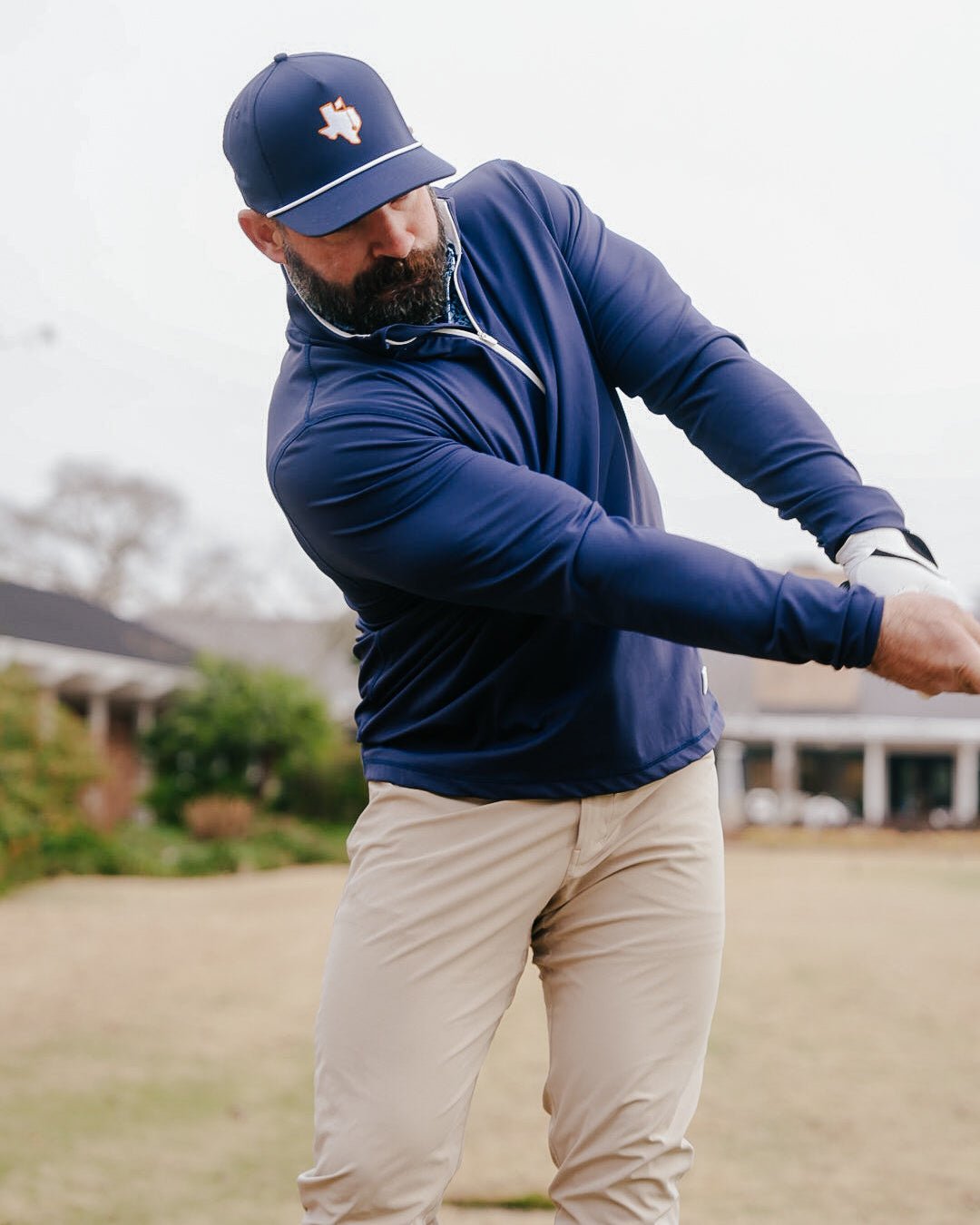 Navy Golf Quarter Zip | Jack Golf Apparel