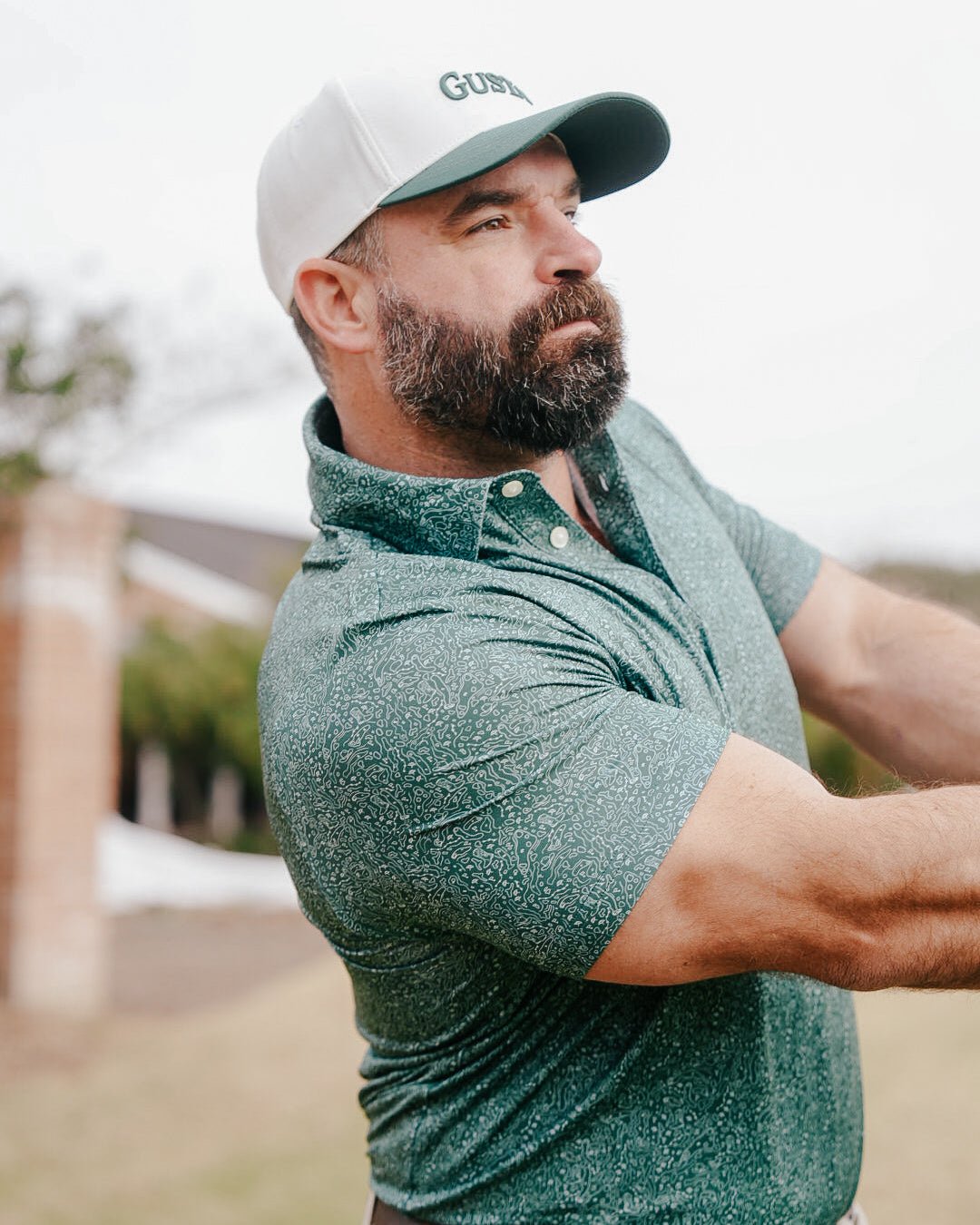 Gusta Tan Hat | Jack Golf Apparel