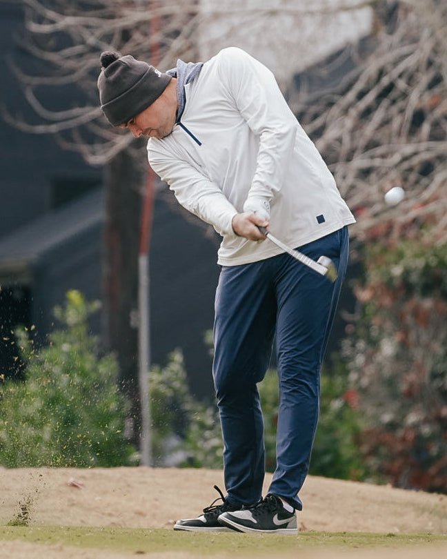 Glacier White Golf Quarter Zip | Jack Golf Apparel