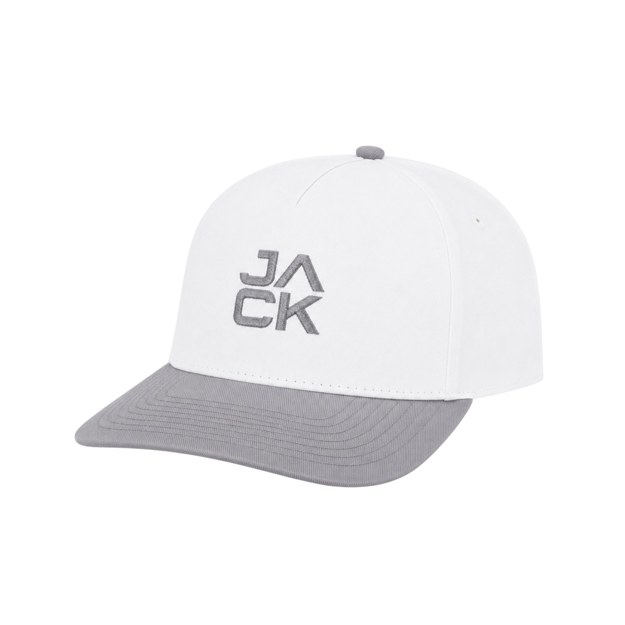 Gray & White Jack Hat, alternate view – Jack Apparel