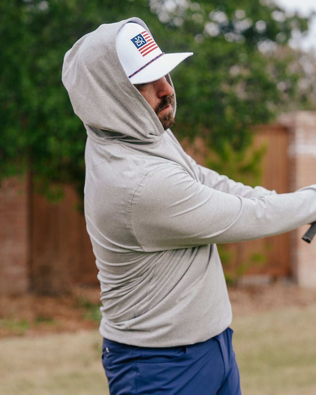 Grey Hoodie | Jack Golf Apparel