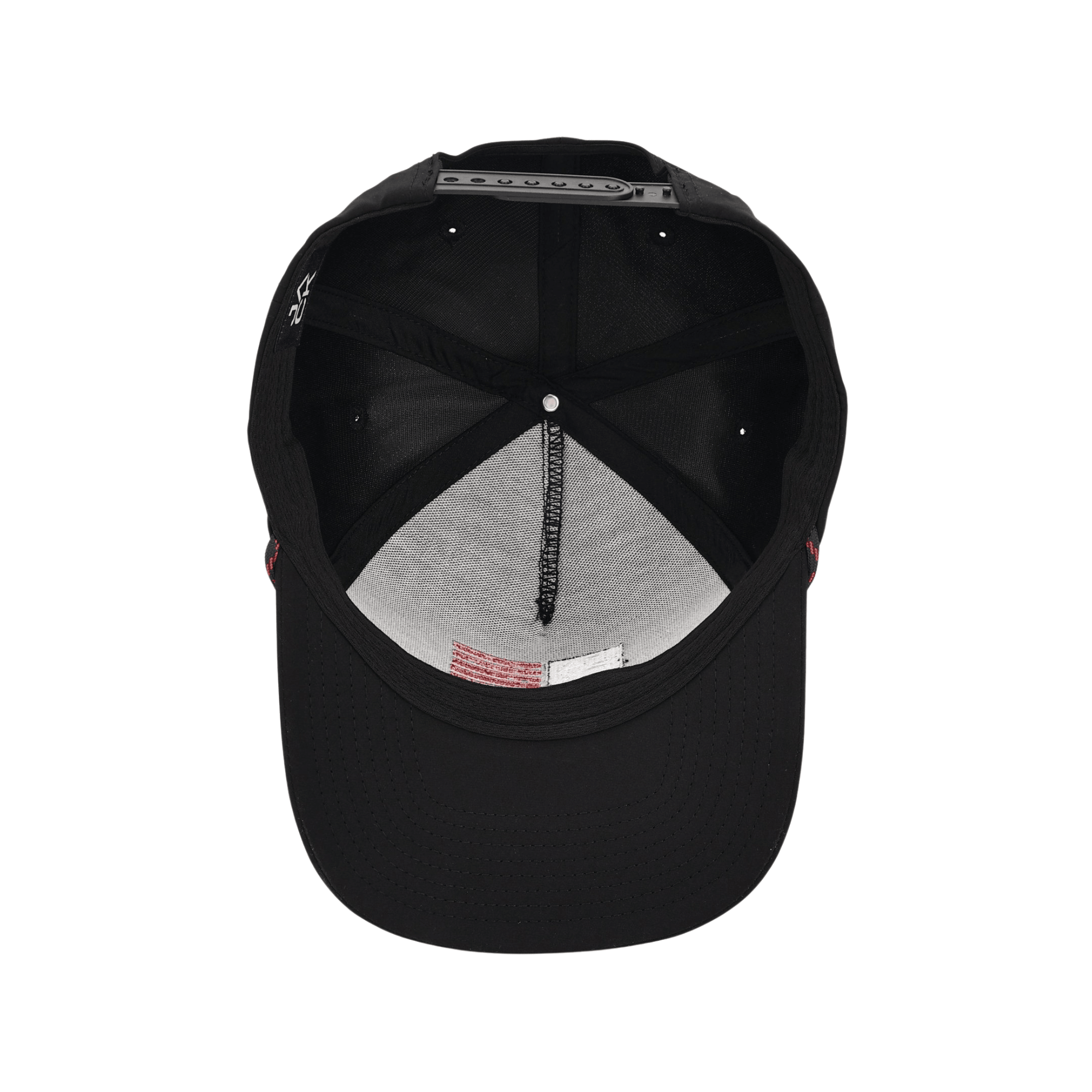 Jack Flag Black Hat, alternate view – Jack Apparel