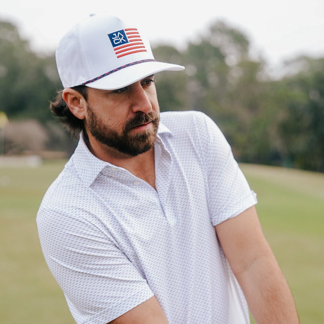 Jack Flag Hat, alternate view – Jack Apparel