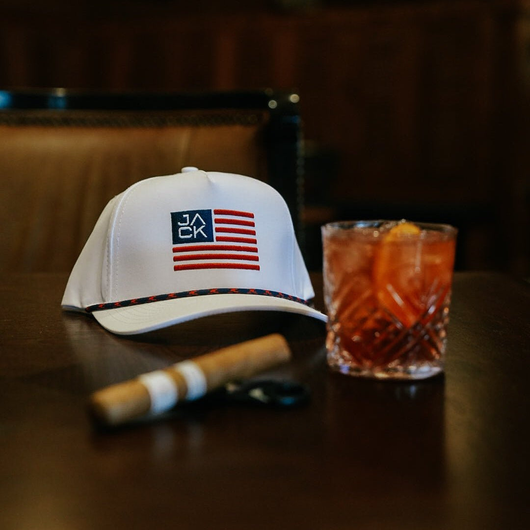 Jack Flag Hat, alternate view – Jack Apparel