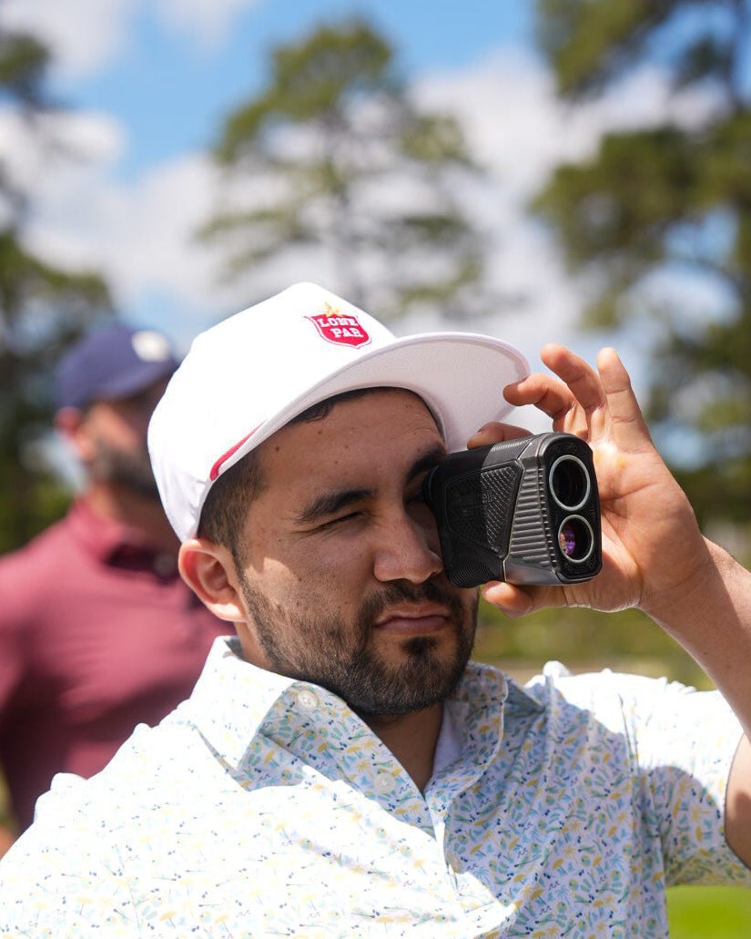 Lone Par golf hat, alternate view – Jack Apparel