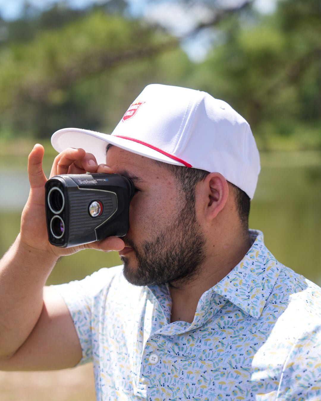 Lone Par golf hat, alternate view – Jack Apparel