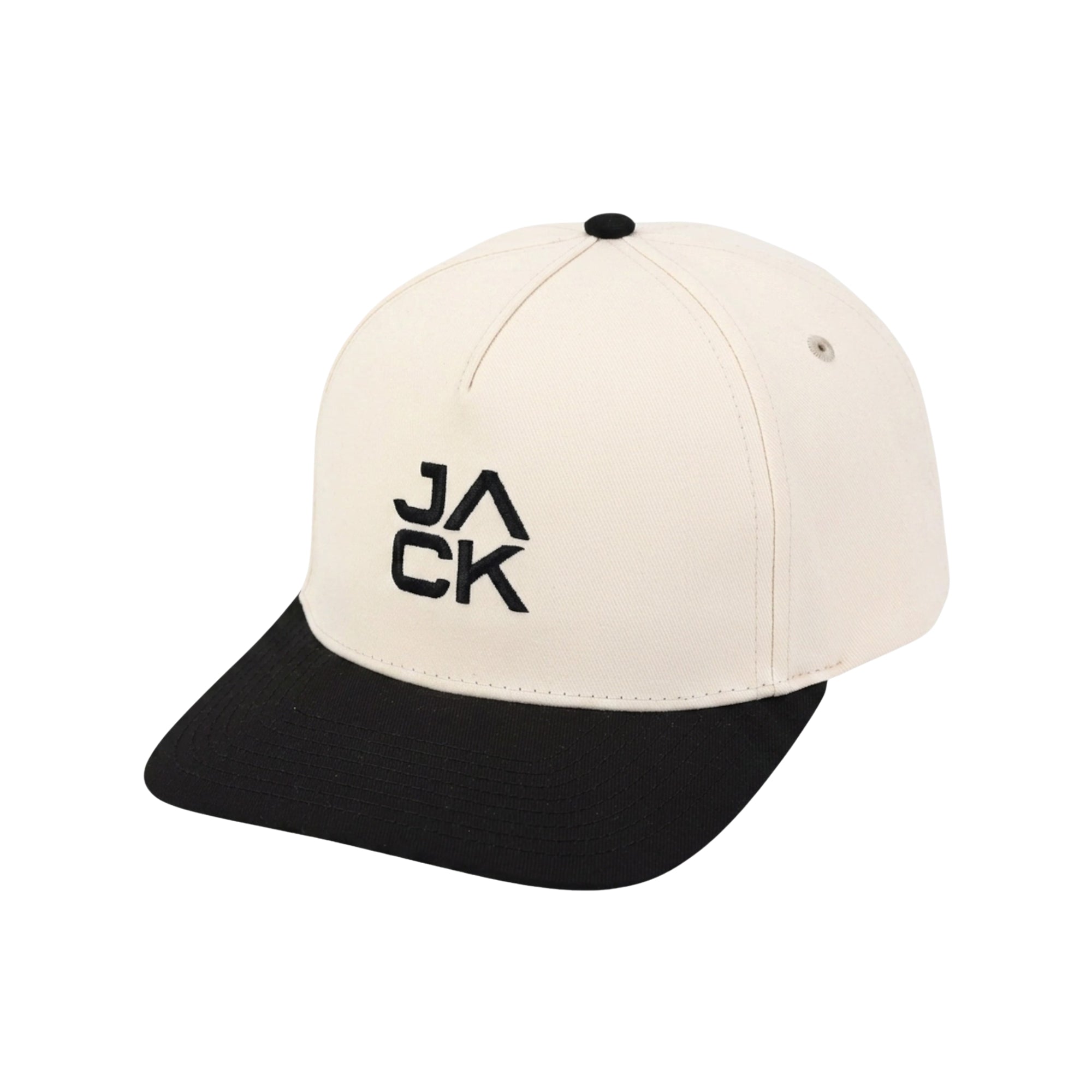 Tan & Black Jack Hat, alternate view – Jack Apparel
