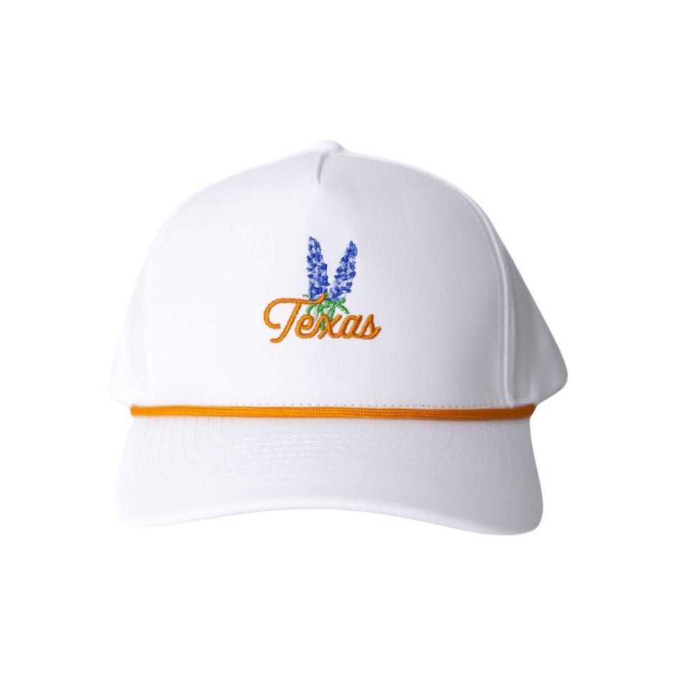 Texas Bluebonnet Burnt Orange Rope Hat | Jack Golf Apparel
