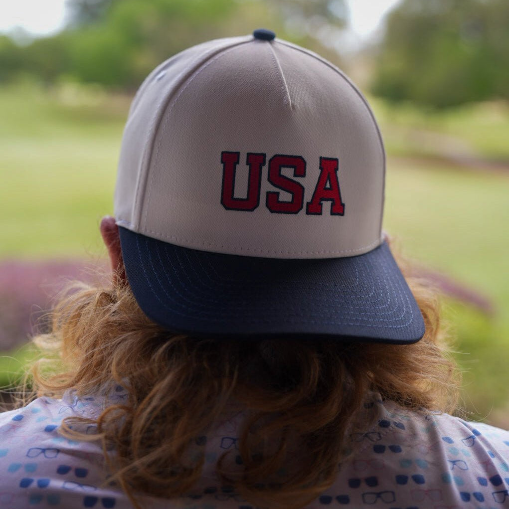 USA Golf Hat, alternate view – Jack Apparel